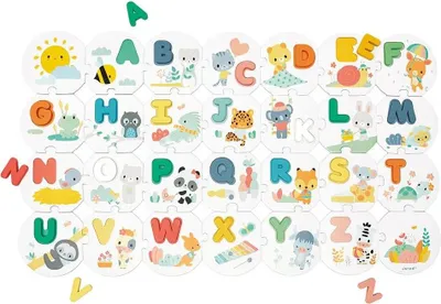 Image de Janod Mon premier puzzle d'abécédaire Multicolore One Size