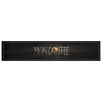 Image de vidaXL Tapis de cuisine Lavable Café 60x300 cm Velours