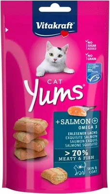 Produktbild von Vitakraft Cat Yums Katzenleckerli Lachs 40 g