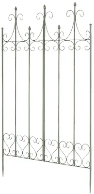 Immagine prodotto di Supporto per piante rampicanti, ideale per il lillà | Colore: anticato/verde | Dimensioni: 100x2x150 cm