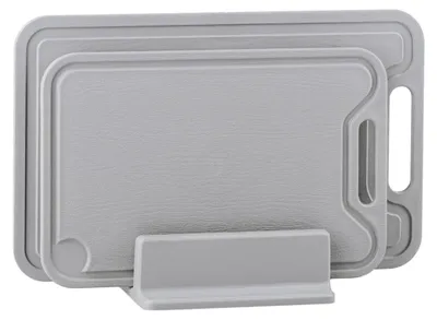 Produktbild von Schneidebretter mit Ständer, 2er-Set