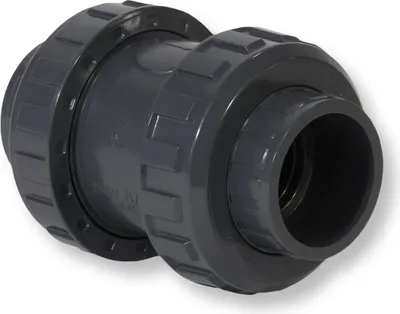 Produktbild von PVC-Fitting Kegelrückschlagventil Ø 50 mm federbelastet mit Klebemuffen