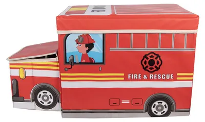 Produktbild von Clayre & Eef Aufbewahrungsbox Auto 55x32x28 cm Rot Kunststoff