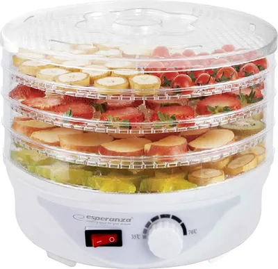 Produktbild von Esperanza EKD003 Lebensmittelentwässerer Transparent, Weiß 250 W