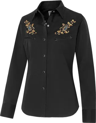 Produktbild von Damenbluse Westernbluse Country Cowgirl Western Stars & Stripes »CARA«