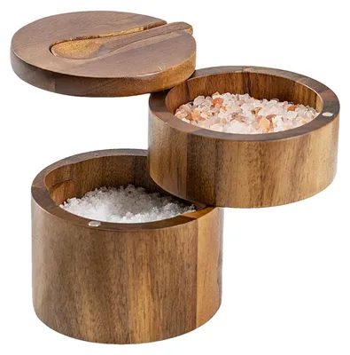 Produktbild von Holzene Salzschale mit Löffel
