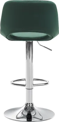 Produktbild von Barhocker HLO-CP243 Samt chrom grün
