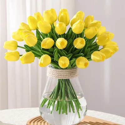 Immagine prodotto di Set di 20 Tulipani Artificiali per Decorazione Interna
