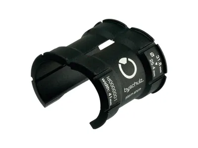 Produktbild von BySchulz Reduzierhülse Speedlifter Vorbau/Lenker Ø31,8mm/Ø25,4mm, schwarz