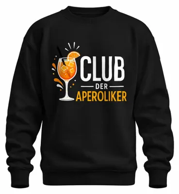 Obrázok produktu pre Klub fanúšikov Aperol Spritz, koktail, letná párty, večer s dievčatami, mikina, pulóver, čierna farba, veľkosť M