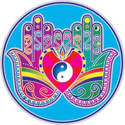 Immagine prodotto di Decalcomania Sunseal Mandala Guarigione Delle Mani - 14 Cm Set Da 2 Pezzi