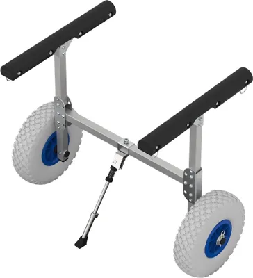 Immagine prodotto di Carrello per canoe carrello per barca carrello di trasporto per SUP alluminio SUPROD KW260, grigio/blu
