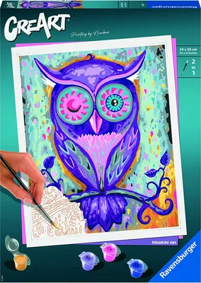 Obrázok produktu pre Ravensburger CreArt Spiaca sova