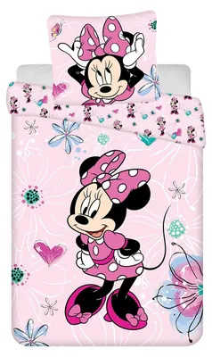 Produktbild von Minnie Mouse Bettbezug 160 x 200 cm - 70 x 80 cm