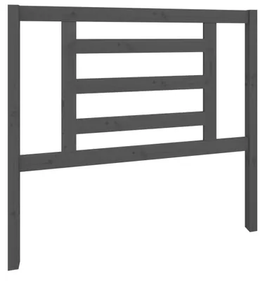 Obrázok produktu pre vidaXL Čelo postele Grey 106x4x100 cm Masívne borovicové drevo