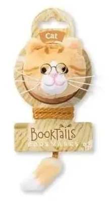 Obrázek produktu pro Book-Tails: Plstěná záložka do knihy s motivem zrzavého kocoura – IF
