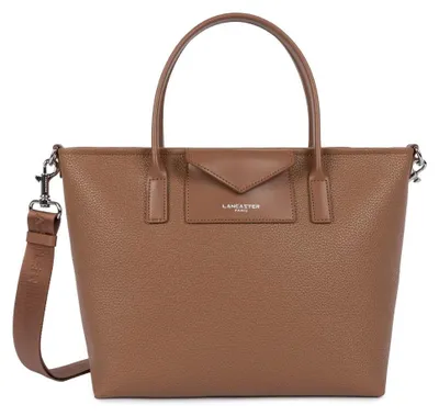 Image de Lancaster Sac Cabas Main Maya Double Kba Cuir Moka