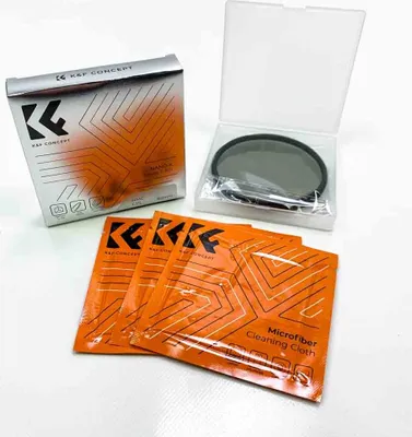 Produktbild von K&F Concept NANO-K Series Filter, HMC, CPL, 82mm, mit Reinigungstücher, KF01.1318V1