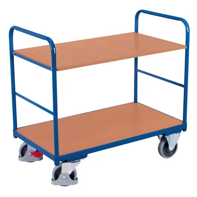 Produktbild von Tischwagen - 2 Etagen - 2 Böden - Traglast 250 kg - 990 x 700 x 1.060 mm (HxBxT)