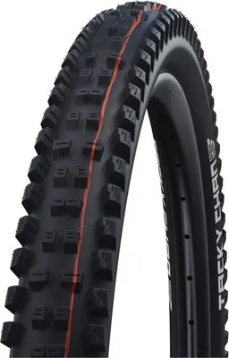 Zdjęcie produktu dla Schwalbe Tacky Chan – Tle – Addix Soft – Super Trail – 27,5 x 2,40 – czarny