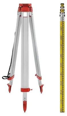 Obrázek produktu pro Rotační laser, skenování o 360 stupňů, funkce automatické nivelace, stativ a měřicí tyč