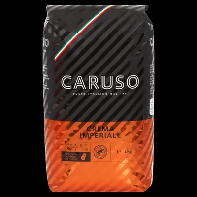 Image de Caruso Imperiale Crema Ganze Kaffeebohnen 1kg, Stärkegrad 3/5