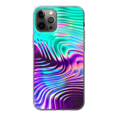 Produktbild von MuchoWow® Handyhülle Schutzhülle Hülle für iPhone 13 Pro Kunst - Golf - Psychedelisch Silikon Softcase Handy Hülle - Handy-Tasche