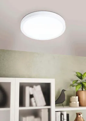 Produktbild von Eglo LED Deckenleuchte Aufbaupanel Fueva 5 Weiß Ø29cm 20W 2500lm Neutralweiß 4000K