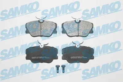 Produktbild von SAMKO Bremsbeläge Satz Vorne Bremsklötze passend für MERCEDES-BENZ 190 (W201) 5SP280