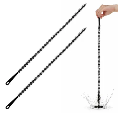Zdjęcie produktu dla Szczotka do czyszczenia odpływów, 60 cm, zestaw 2 sztuk. Elastyczna szczotka do czyszczenia rur