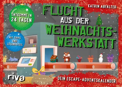 Produktbild von Flucht aus der Weihnachtswerkstatt. Dein Escape-Adventskalender