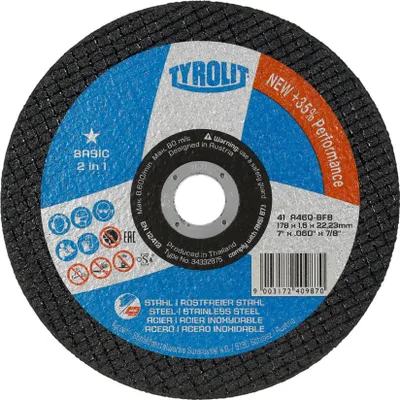 Obrázek produktu pro Řezný kotouč TYROLIT Basic* EXTRA SMALL, Ø kotouče: 178 mm