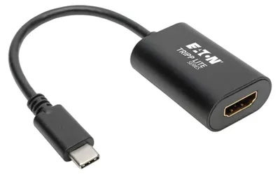 Immagine prodotto di Eaton U444-06N-HD4K6B Eaton Tripplite Series USB-C to HDMI Adapter (M/F) - 4K 60Hz