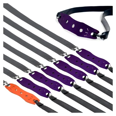Produktbild von 8 Stück Schleudergummi, hochelastisches Naturlatex Gummiband, Ersatzgummi für Schleuder, langlebiges Schleudergummiband für Outdoor-Sportarten (Schwarz)