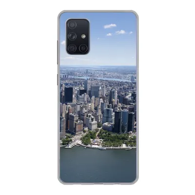 Produktbild von MuchoWow® Handyhülle Schutzhülle Hülle für Samsung Galaxy A51 5G New York - USA - Skyline Silikon Softcase Handy Hülle - Abbildung