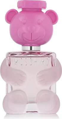 Produktbild von Moschino Toy 2 Bubble Gum, Frauen, 100 ml, Nicht nachfüllbare Flasche, Zitrus, Zitrone, Orange, Zimt, Ingwer, Pfirsich, Rose, Ambrox, Zedernholz, Moschus