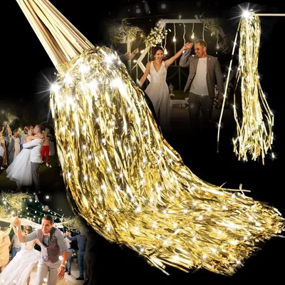 12 leuchtende Hochzeitsschlangen, In & Out, Farbe C