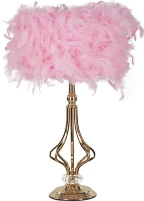 Image de Lampe de table Mauro Ferretti Tarty E27 Ø 25x54 cm rose dorée