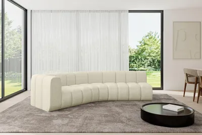 Produktbild von ALTDECOR Modulares Sofa Ecksofa in L-Form - Karex-L1 - 308x194x70 cm Beige - Corner modular Sofa Eckcouch Couch Wohnlandschaft Cauchsofa Bodensofa Polstersofa
