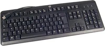 Produktbild von HP USB-Tastatur Me Schwarz, 672647-223