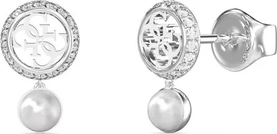 Produktbild von Ohrringen   Anhänger Guess Silber   Kollektion Tiny Pearly - frau