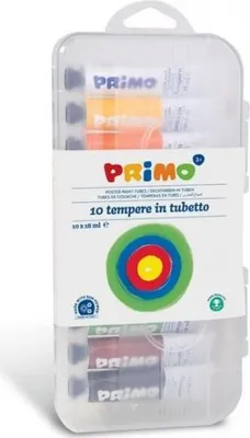 Zdjęcie produktu dla Primo 744T10GAP, Wielo, Farby plakatowe, Żelowy, 18 ml, 10 szt.
