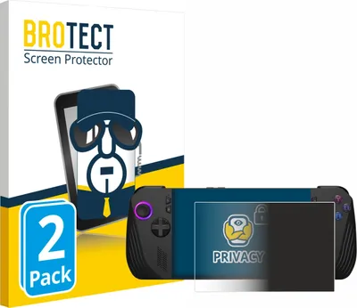 Produktbild von 2x BROTECT Sichtschutzfolie für ASUS ROG Ally X (2024) Anti-Spy Privacy Sichtschutz Blickschutz Folie Blaulicht-Schutz
