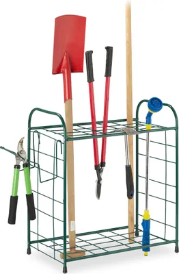 Produktbild von relaxdays Gartengerätehalter stehend