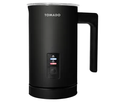 Produktbild von Tomado Milchaufschäumer matt schwarz 500W elektrisch Cappuccino