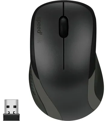 Produktbild von Funkmaus Computermaus - 2,4 GHz - 1.200 dpi - Schwarz - Ergonomisch
