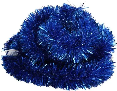 Immagine prodotto di Catena per albero di Natale in lamina metallica blu navy Goliath, 10 cm x 3 m, taglio spesso/sottile