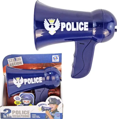 Produktbild von Polizei Megaphon Spielzeug für Kinder - elektrisch