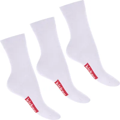 Produktbild von kicker Damen & Herren Socken (3 Paar) Sportliche Baumwollsocken - Weiß 39-42