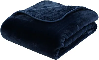 Produktbild von Gözze Premium Cashmere-Feeling Decke marine 130x170 cm